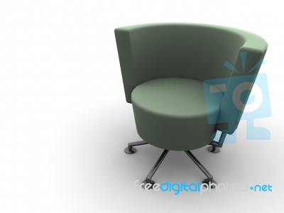 Chair Green Stock Image