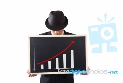 Chart Growth Stock Photo