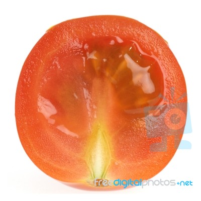 Cherry Tomatoes Inside Stock Photo