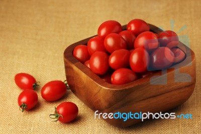 Cherry Tomatos Stock Photo