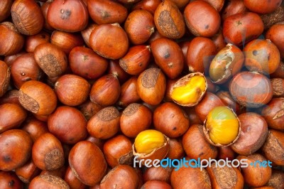 Chesnuts Stock Photo