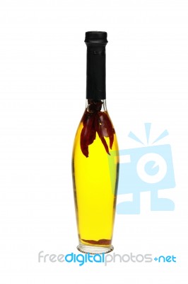 Chilli Bottle Stock Photo