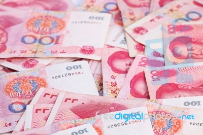 China One Hundred RMB Stock Photo