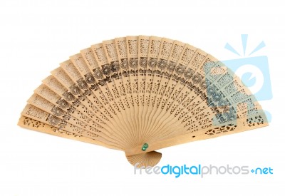 Chinese Folding Fan Stock Photo