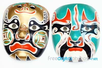 Chinese Mask Stock Photo
