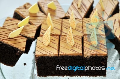 Chocolate Cake Stock Photo