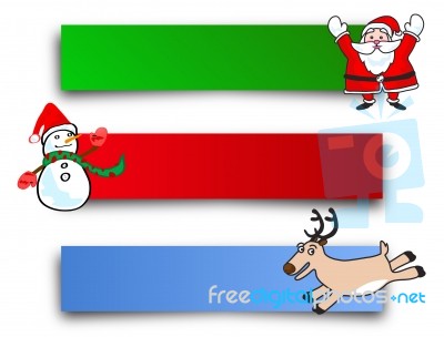 Christmas Banner Stock Image