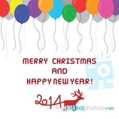 Christmas Greeting Card33 Stock Image
