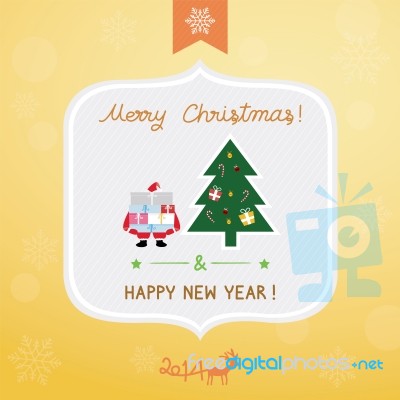 Christmas Greeting Card4 Stock Image - Royalty Free Image ID 100219587