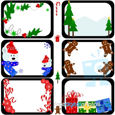 Christmas Tiles Stock Image