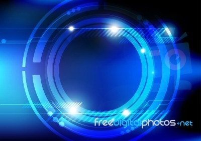 Circle Abstract Background Stock Image