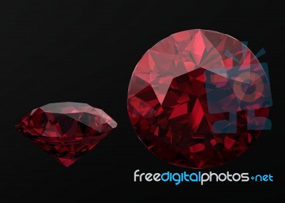 Citrine Ruby Stock Image