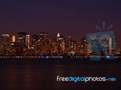 City Lights Stock Photo