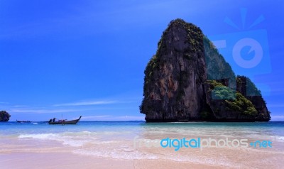 Clear Water In Thai Sea Stock Photo