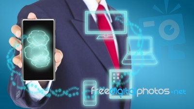 Cloud Computing Concept Stock Photo