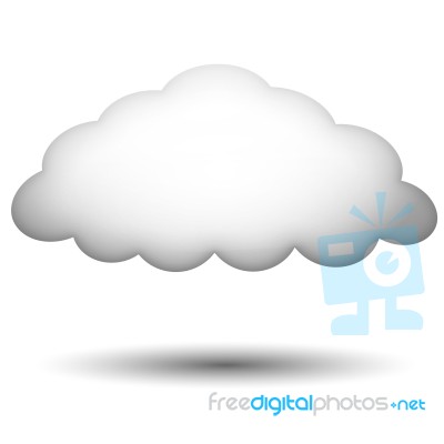 Cloud Shape Stock Image