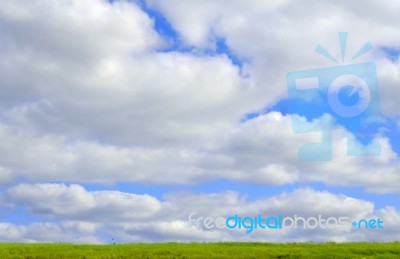 Cloudy Landscape Stock Photo