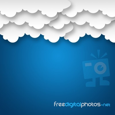 Cloudy Sky Background Shows Cloudy And Stormy Weather
 Stock Image