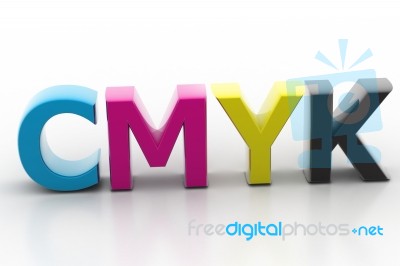 CMYK Stock Image