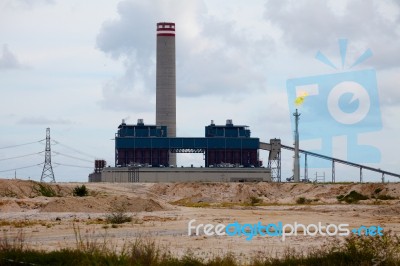 Coal-fired Power Plant Stock Photo