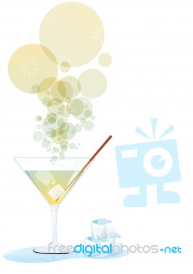 Cocktail Glass Stock Image