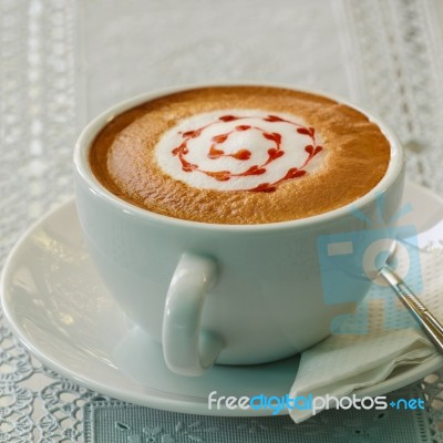 Coffee Art Stock Photo