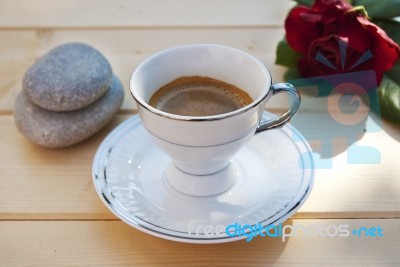 Coffee Hour Stock Photo