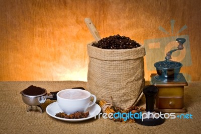 Coffee Set Stock Photo