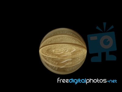 Coin Flip Stock Photo