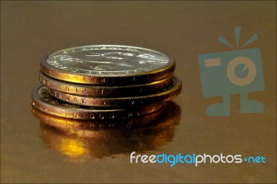 Coins Stock Photo