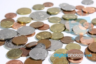 Coins Stock Photo