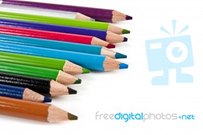 Color Pencils Stock Photo