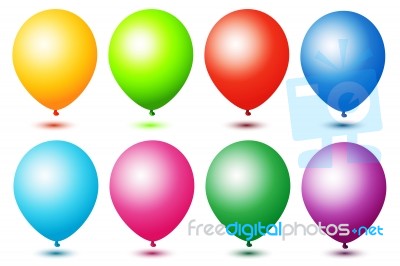 Colorful Balloons  Stock Image