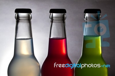 Colorful Bottle Stock Photo