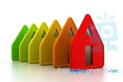 Colorful Houses Stock Image
