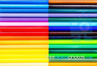 Colorful Pencils Background Stock Photo