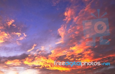 Colorful Sky Stock Photo