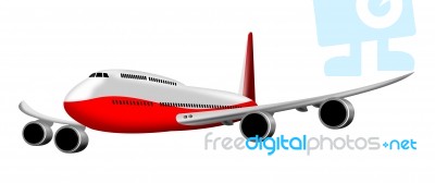 Commercial Jet Plane Airliner Stock Image