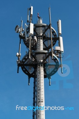 Communications Tower Stock Photo