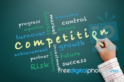 Competition Concept Ideas Stock Image