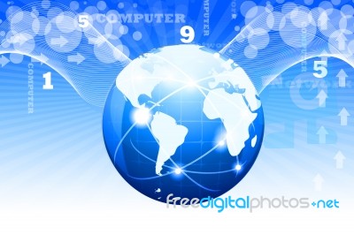 Computer Network Concept Stock Image