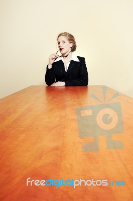 Confident Businesswoman Stock Photo