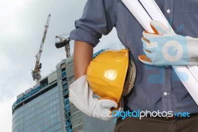 Construction Worker Stock Photo