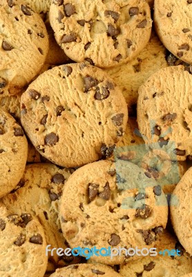 Cookie Background Stock Photo