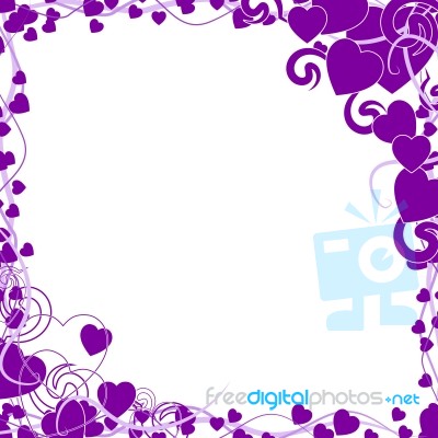 Copyspace Floral Means Mauve Blank And Flower Stock Image