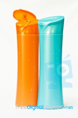 Cosmetic Bottles Stock Photo