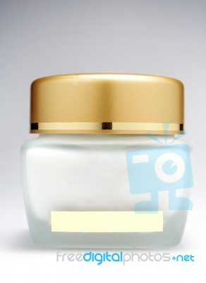 Cosmetics Cream Bottle Stock Photo