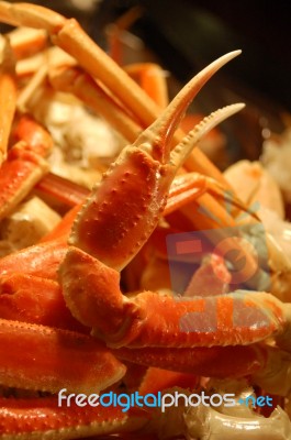Crab Legs Stock Photo