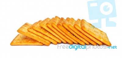 Cracker And Sugar Stock Photo