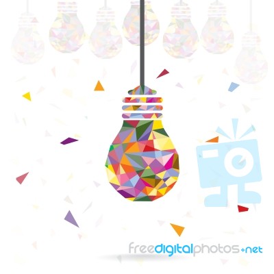 creative light bulb idea